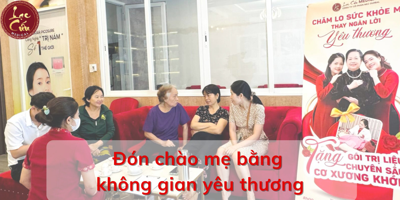 Đón chào mẹ bằng không gian yêu thương