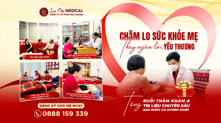 Chăm sóc cho mẹ thay ngàn lời yêu thương