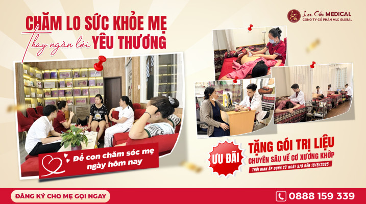 Chăm lo sức khoẻ mẹ thay ngàn lời yêu thương